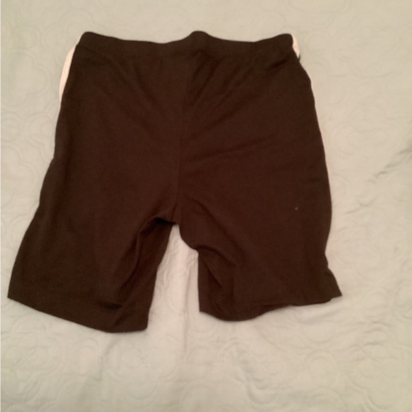 Ardene Basic Collection Biker Shorts Black with White Stripes - Picture 2 of 2